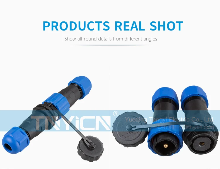 SD20 Docking 1Pin 45A Solder Type Waterproof Connector plug and socket contact detail