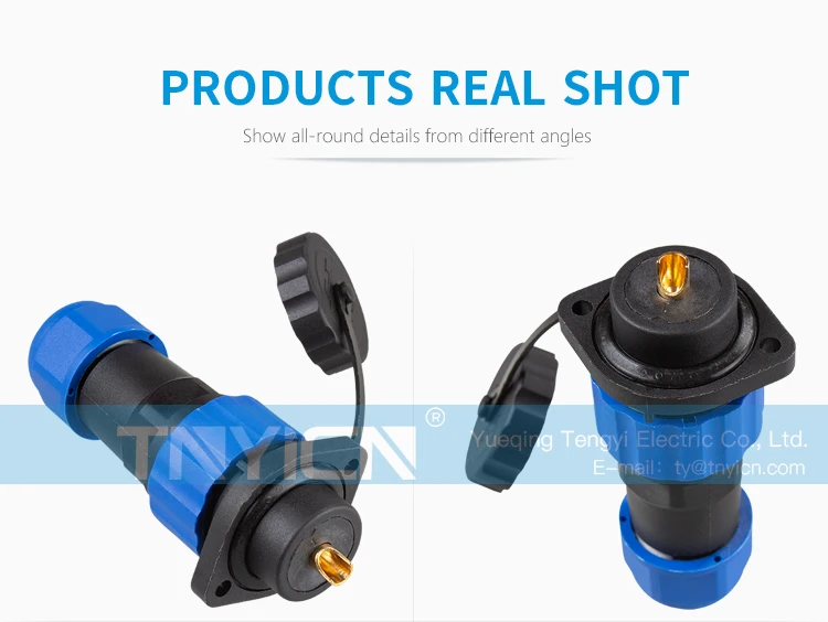SD20 Flange 1Pin 45A Solder Type Waterproof Connector product detail image 07