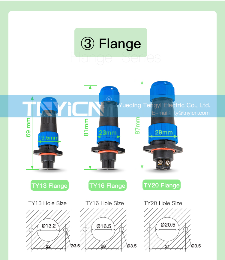 TY28 Docking 3Pin 45A Solder-Free Waterproof Connector product detail 13